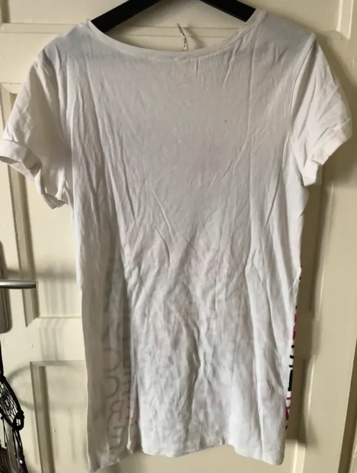 Tee shirt long blanc Le Temps Des Cerises t.m - photo numéro 2