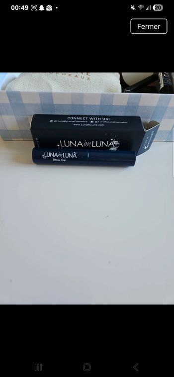 Gel sourcils 