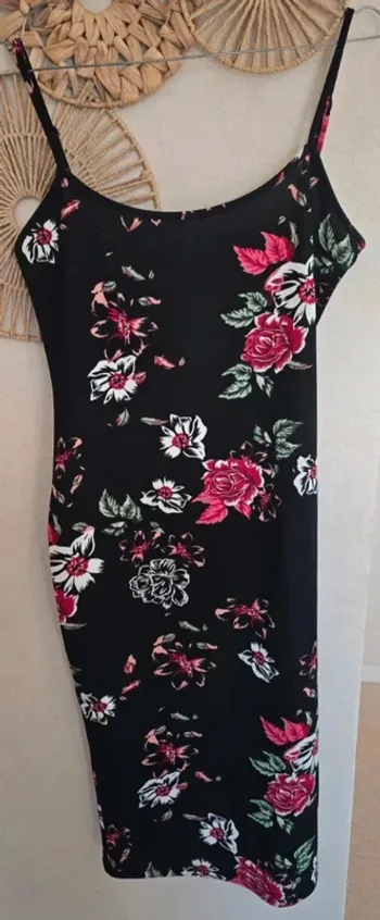 Robe midi imprimée