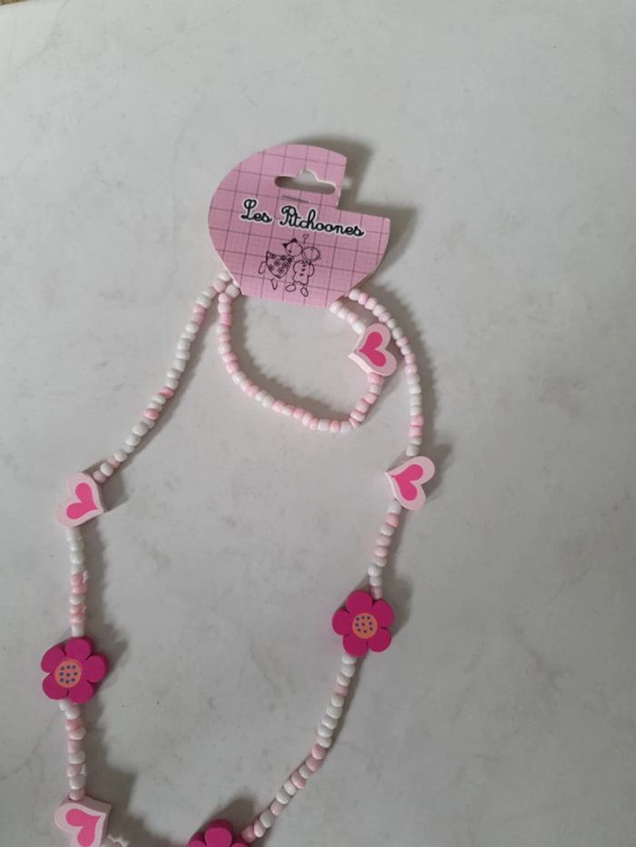 Bracelet et collier fille Neuf EVL - photo numéro 3