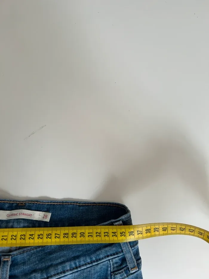 Jean Levi's Femme Bleu W28 L30 | Classic Straight | Taille 38 | Très Bon État | BP280 - photo numéro 9