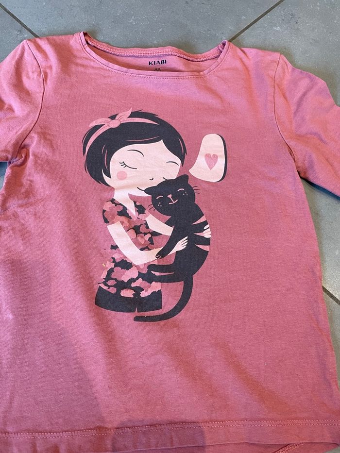 Lot pull t-shirt fille hiver - photo numéro 9