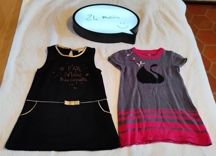 Lot 2 robes chaudes 24 mois