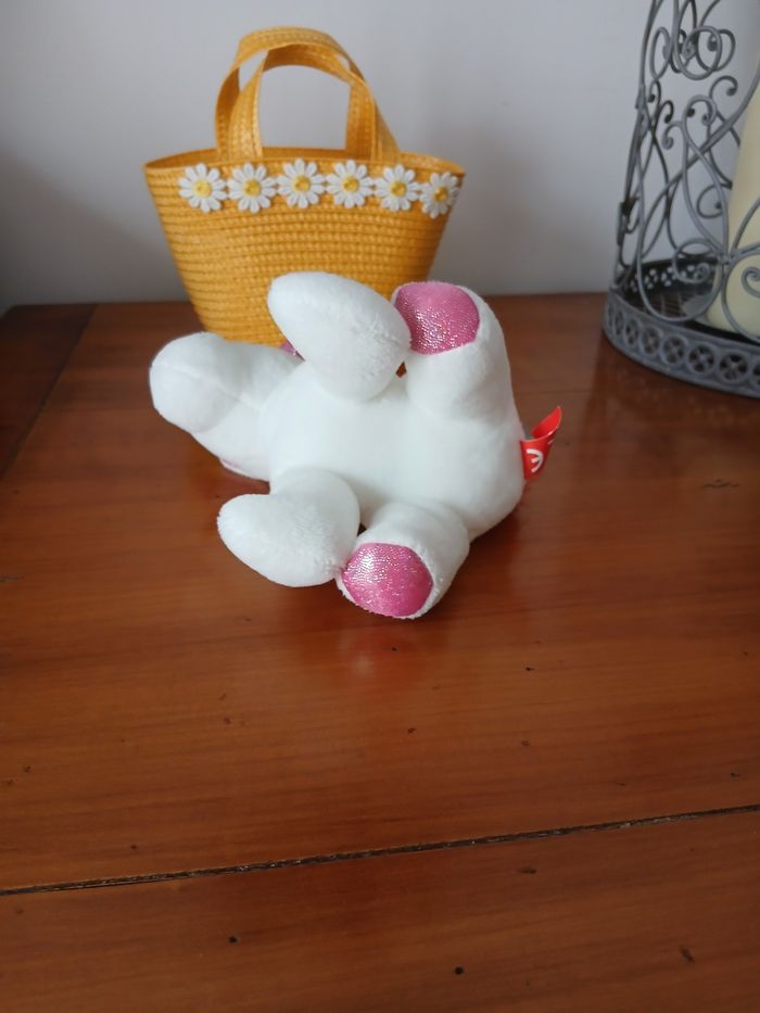 Doudou-Peluche Bébé Licorne *14 cm - photo numéro 6