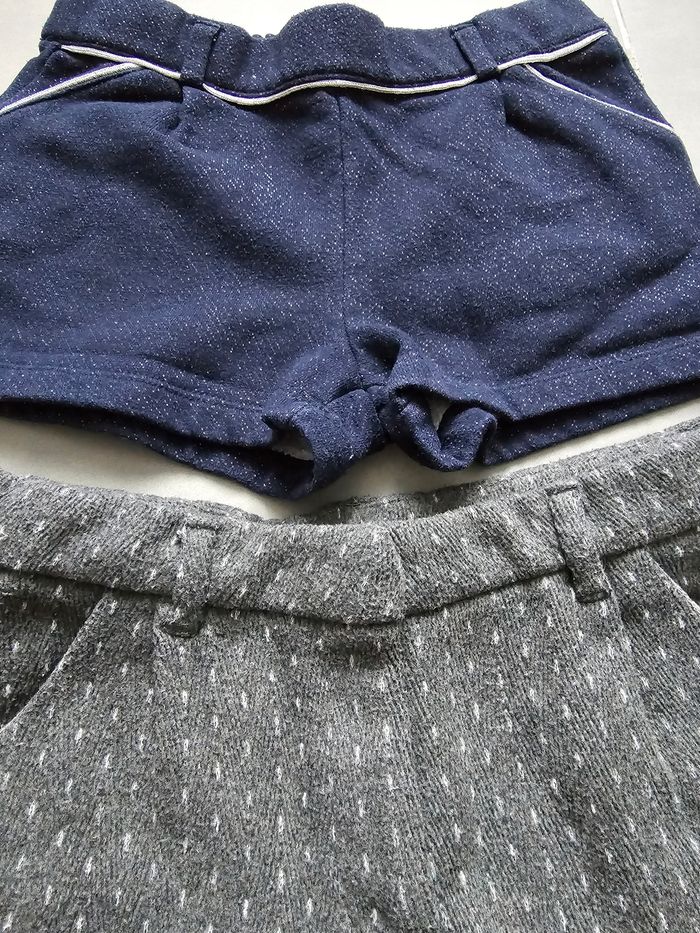 Lot de 2 shorts hiver 10 ans fille vertbaudet - photo numéro 2