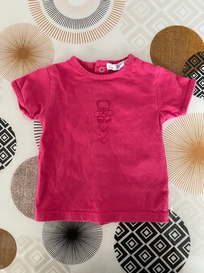 t-shirt manches courtes 3 mois
