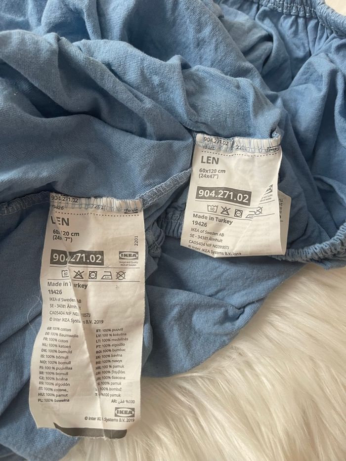 Drap housse pour lit de bébé IKEA