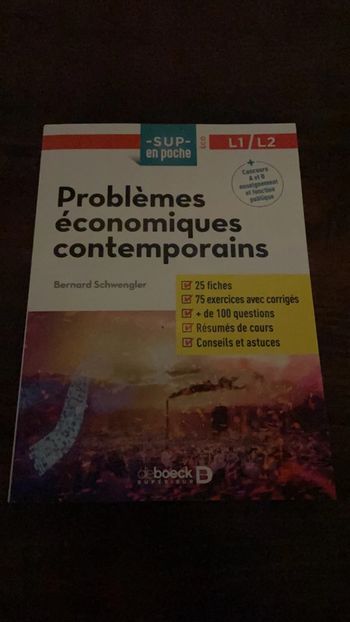 Problèmes économiques contemporains - Bernard Schwengler