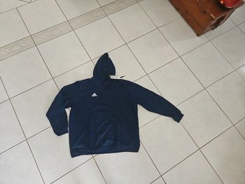 Sweat à capuche/ hoodie bleu marine Adidas Neuf
