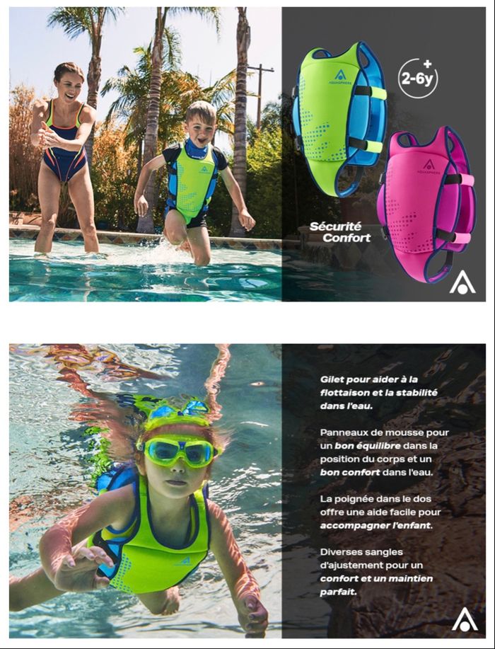 gilet de natation Aquasphere neuf