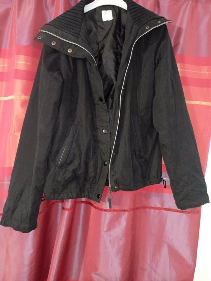 Veste noire femme taille 40 marque camaïeu très bon état - photo numéro 4