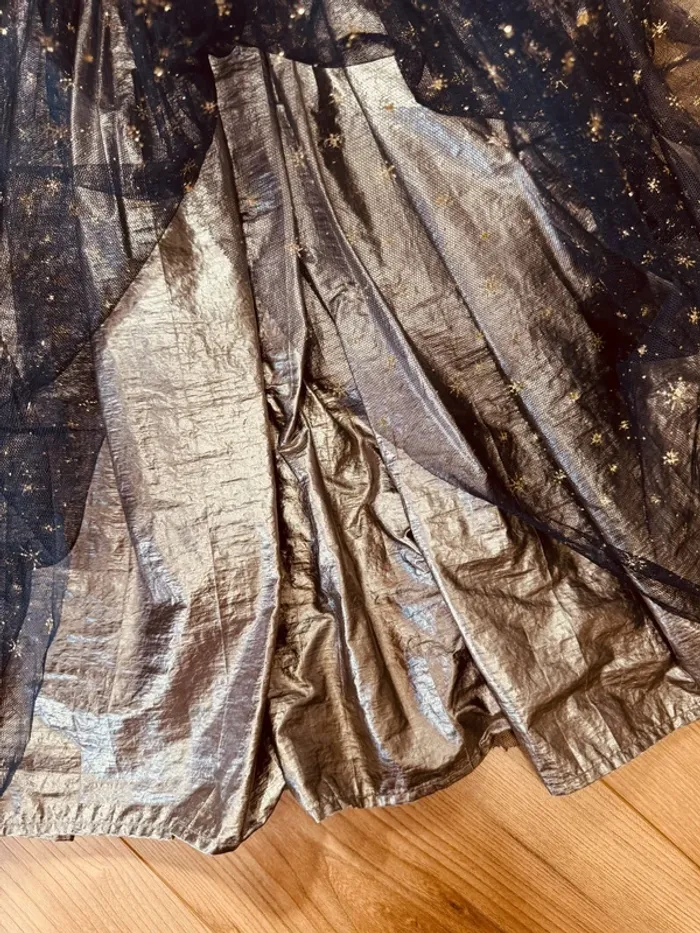 Taille 3-4 ans Robe longue créateur fille TAO bleu adore * velours tulle * 💙 - photo numéro 5