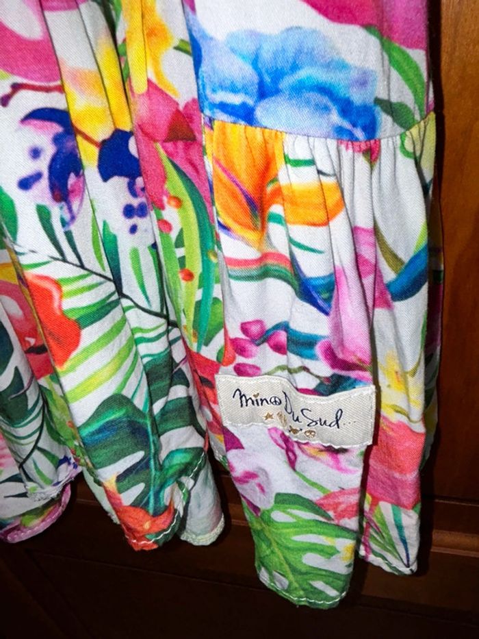 Robe été fleurie Minodusud taille unique - photo numéro 5