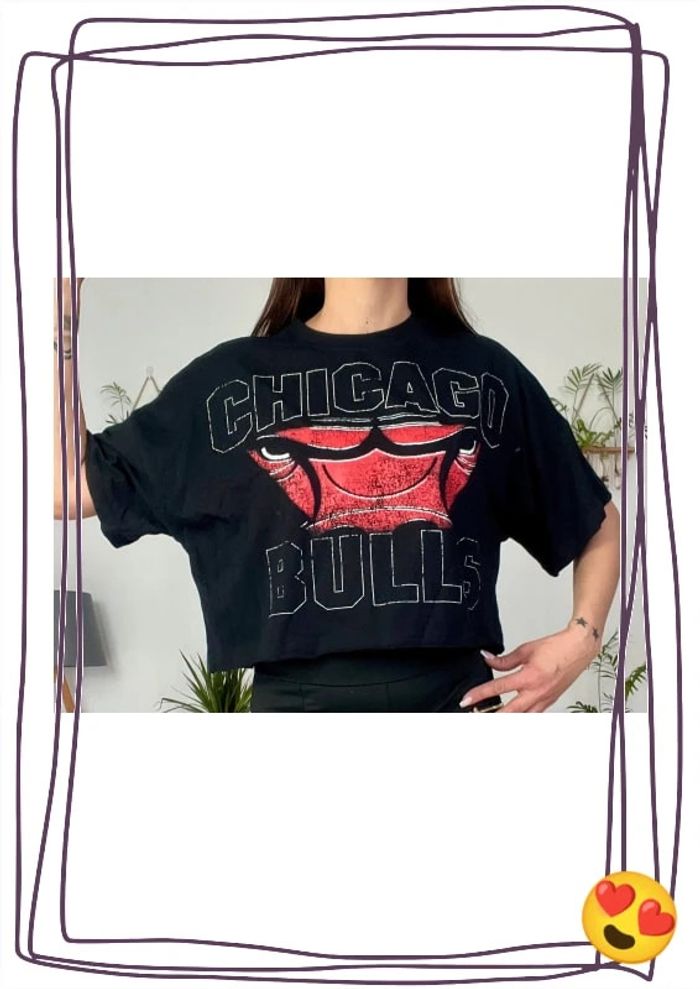 T-shirt court Chicago bulls NBA taille L , 100 % coton - photo numéro 2