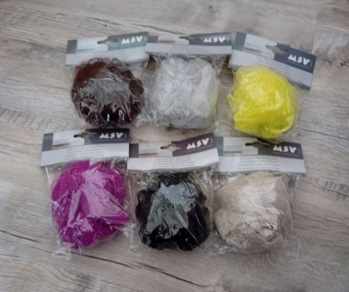 Lots de 6 éponges pour la douche