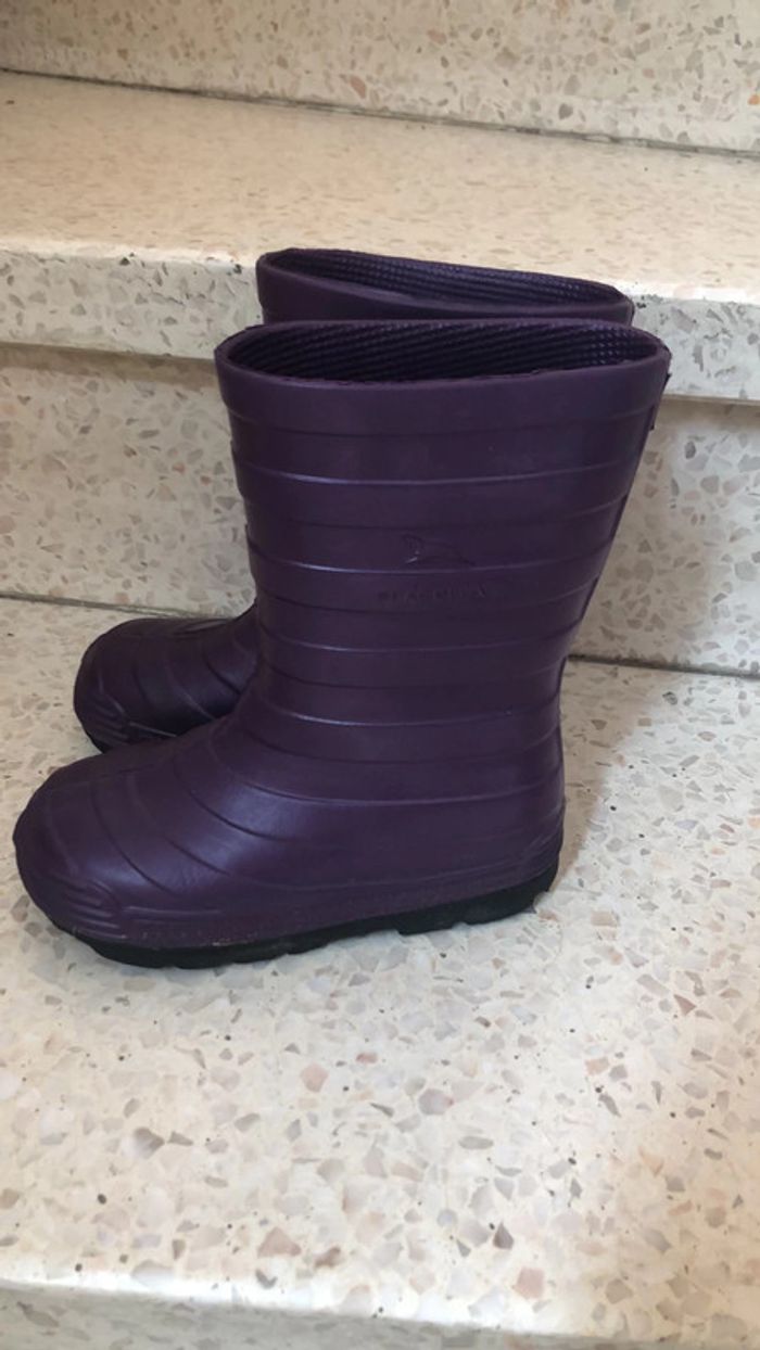 Bottes de pluie ou de jardinage fille 27/28 - photo numéro 2