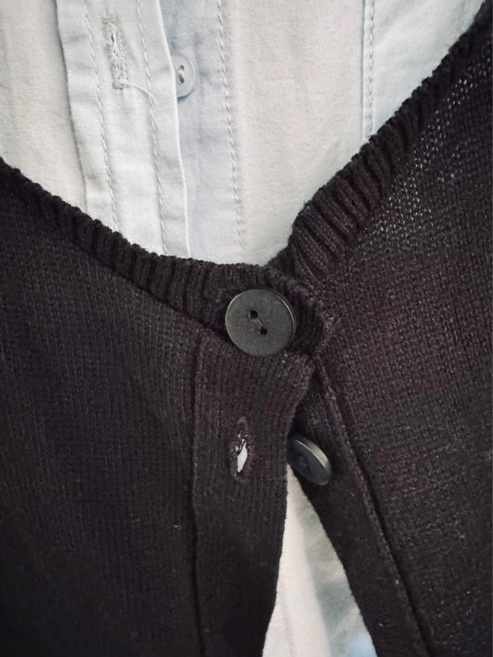 Gilet coton taille L sans manches - photo numéro 4