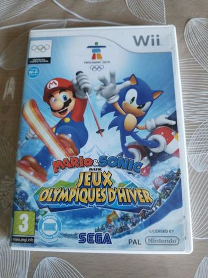Mario et Sonic aux jeux olympiques d’hiver wii