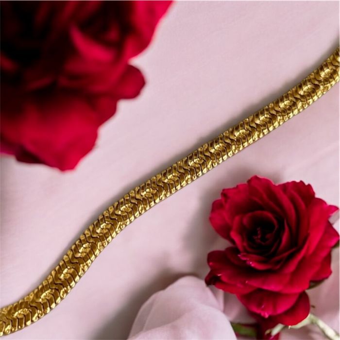 Bracelet "Serpent" Élégant - Plaqué Or 18K - photo numéro 5
