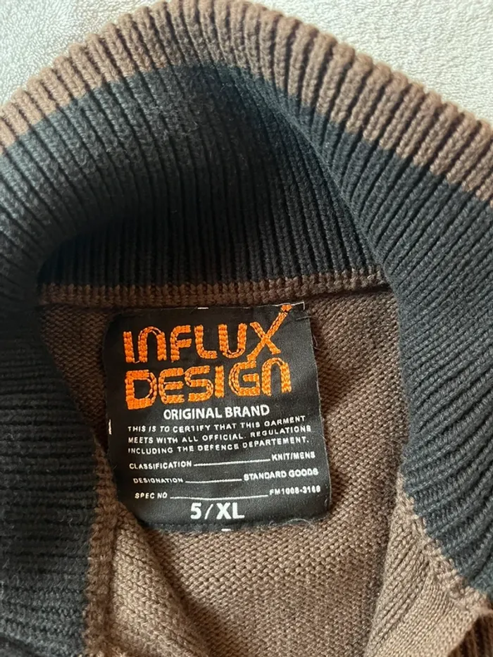Gilet homme à zip col montant Influx T.XL - photo numéro 4