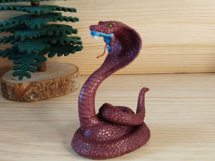 Figurine serpent cobra Animal du désert - photo numéro 2
