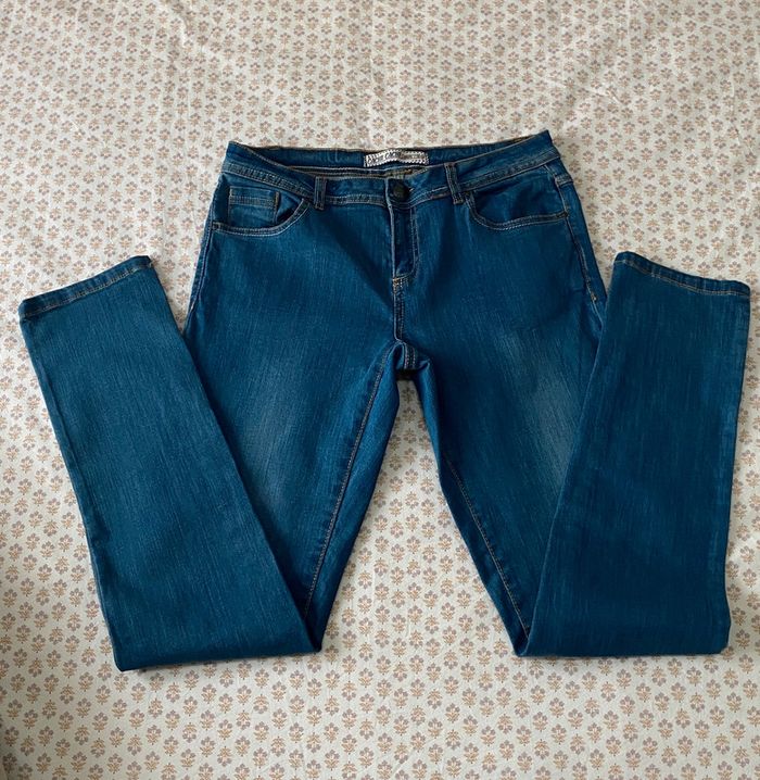 Pantalon jeans bleu Cache Cache - photo numéro 2