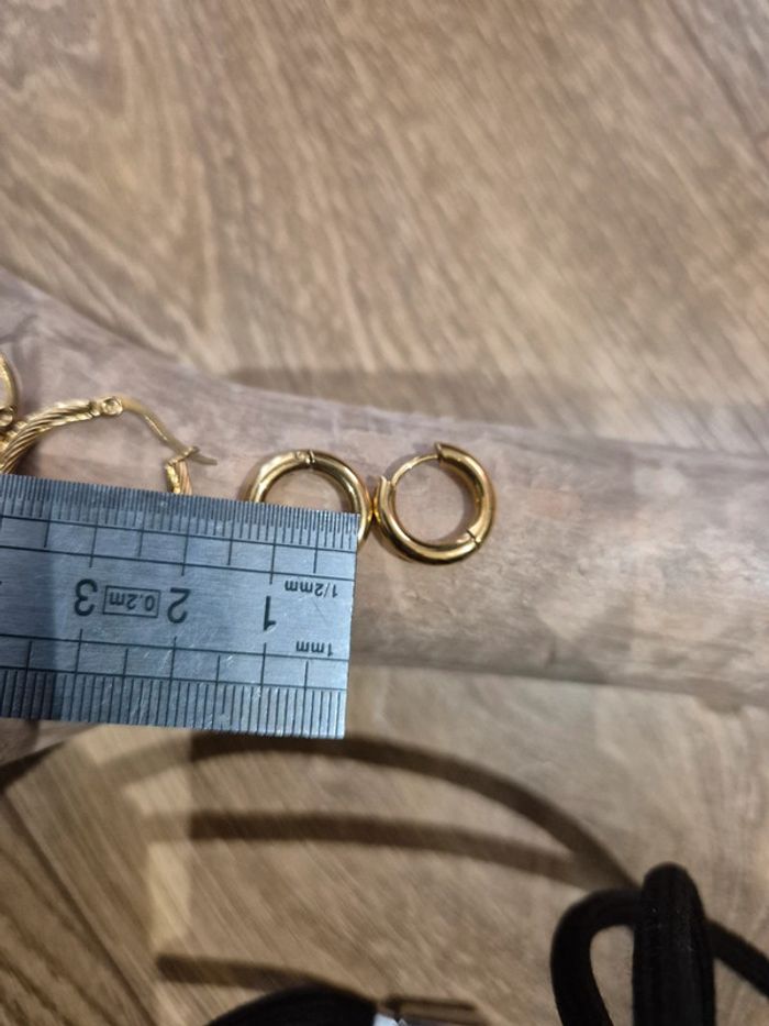 Lot 2 de paires de créoles - photo numéro 8