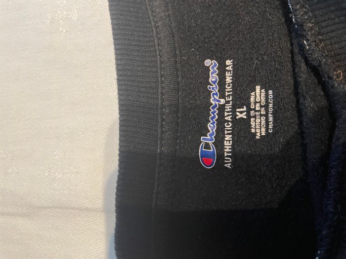 Pull Noir Champion Homme Taille XL - photo numéro 4