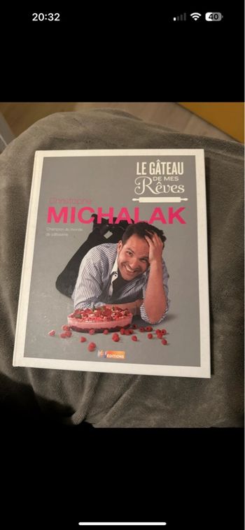 Livre de pâtisserie Christophe Michalak