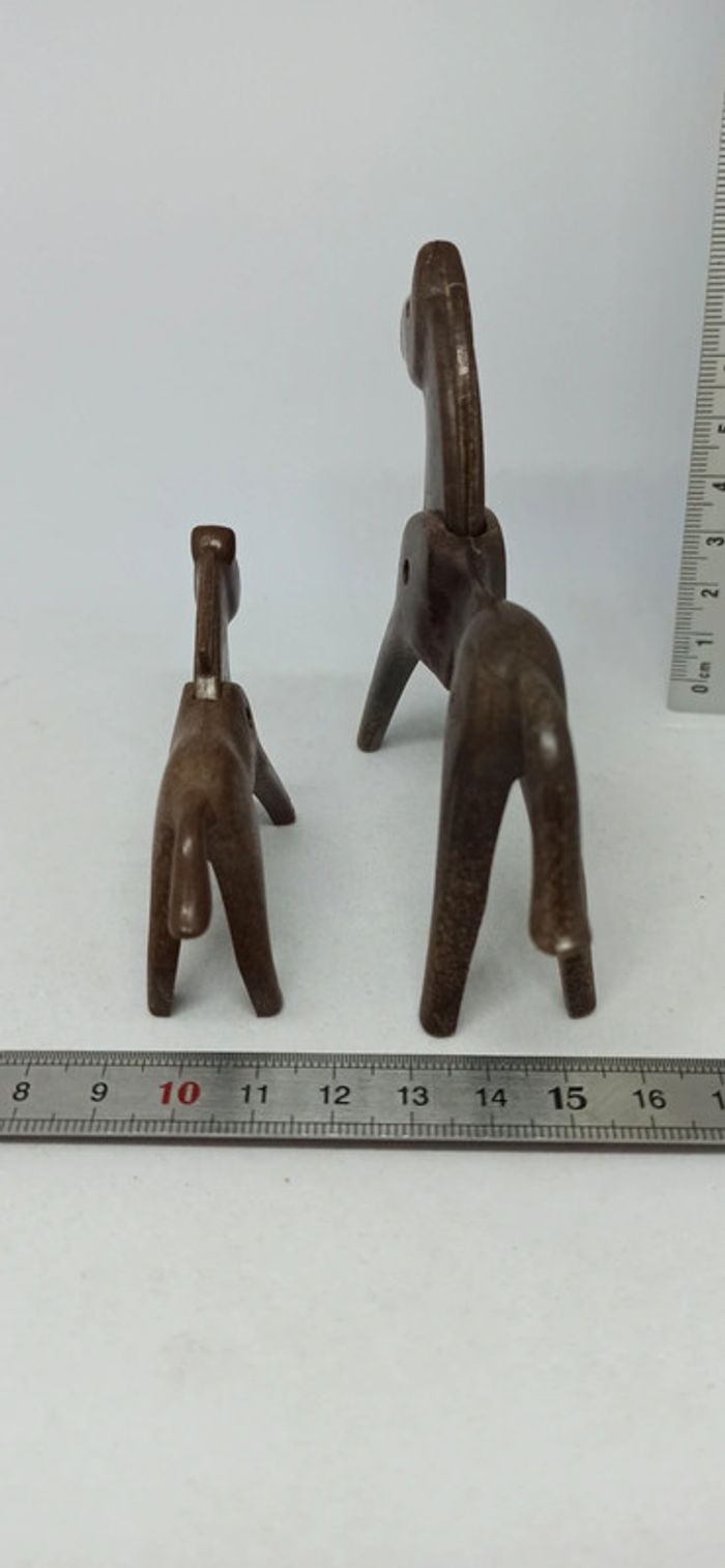 Cheval marron vintage avec poulain playmobil - photo numéro 5