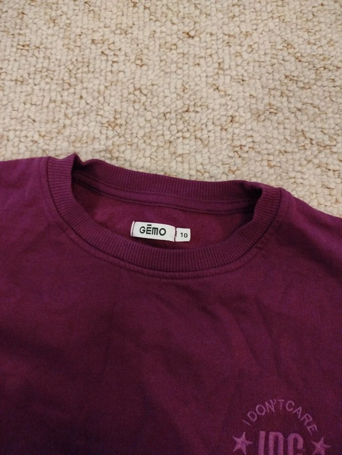 Pull sweat Neuf fille 10 ans - photo numéro 3