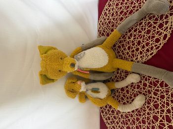 Peluche renard Chaussette - Le voyage d'Olga - Moulin Roty Doudou Renard Moulin Roty - Collection le