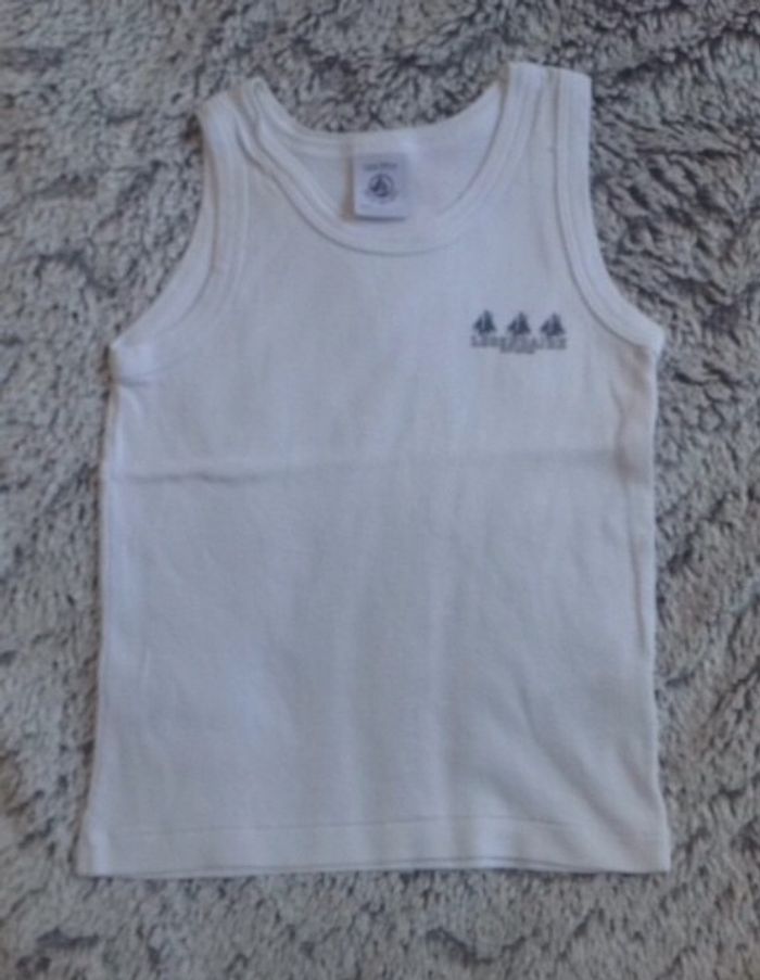 Marcel Petit Bateau blanc - 3 ans