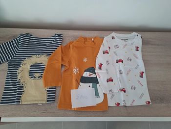 Lot tshirt 24 mois