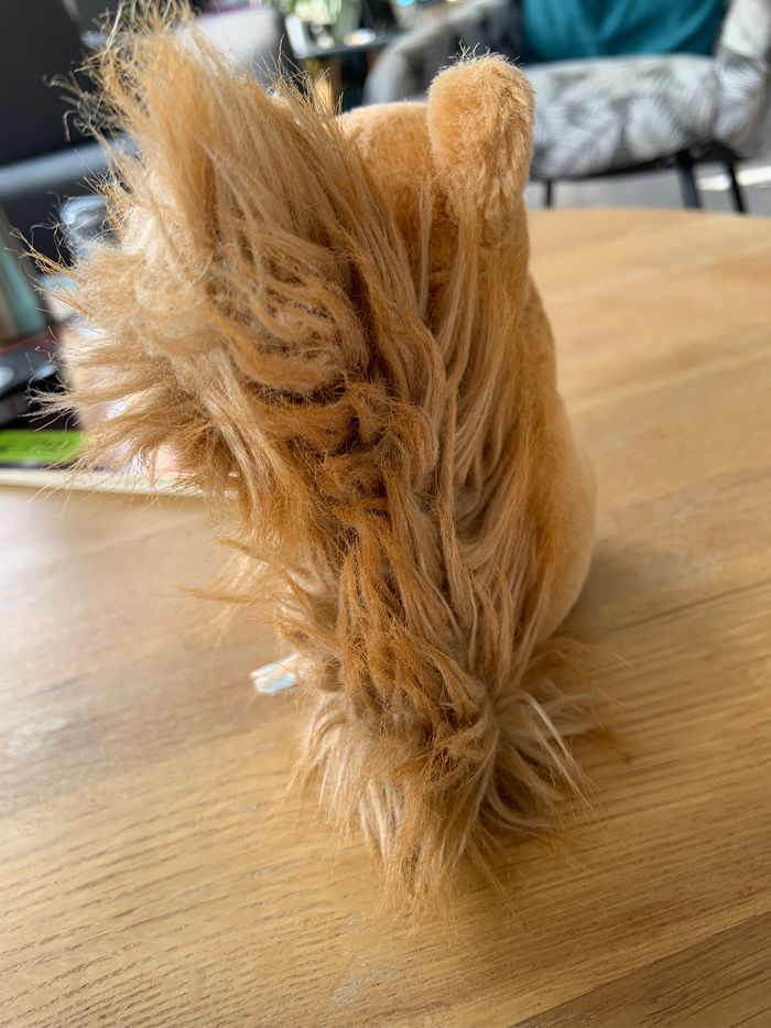 Adorable peluche écureuil hauteur 12 cm - photo numéro 3