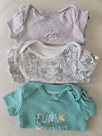 Lot de bodys MC 9 mois