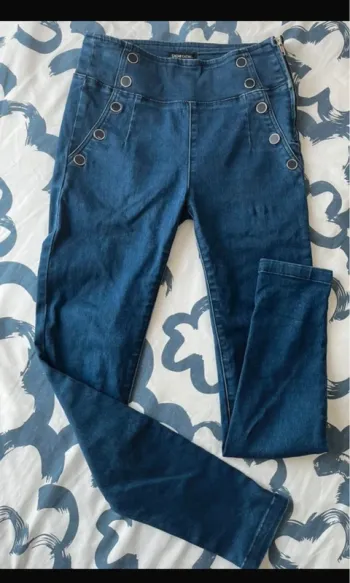 Jean skinny taille haute