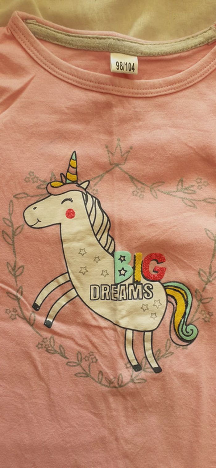 Haut de pyjama fille 4-5 ans 98-104 cm / Zeeman - photo numéro 2