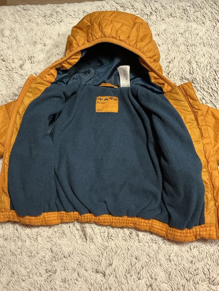 Blouson bébé 6 mois moutarde. Baby club - photo numéro 3