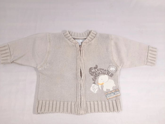 Gilet zippé, kitchoun, 3 mois