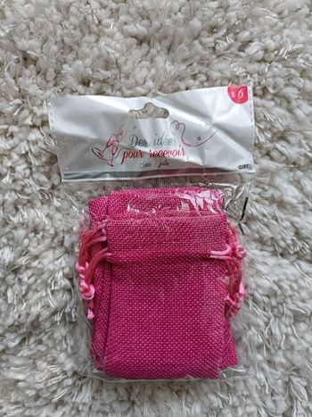 6 sacs en jute pour vos loisirs créatif