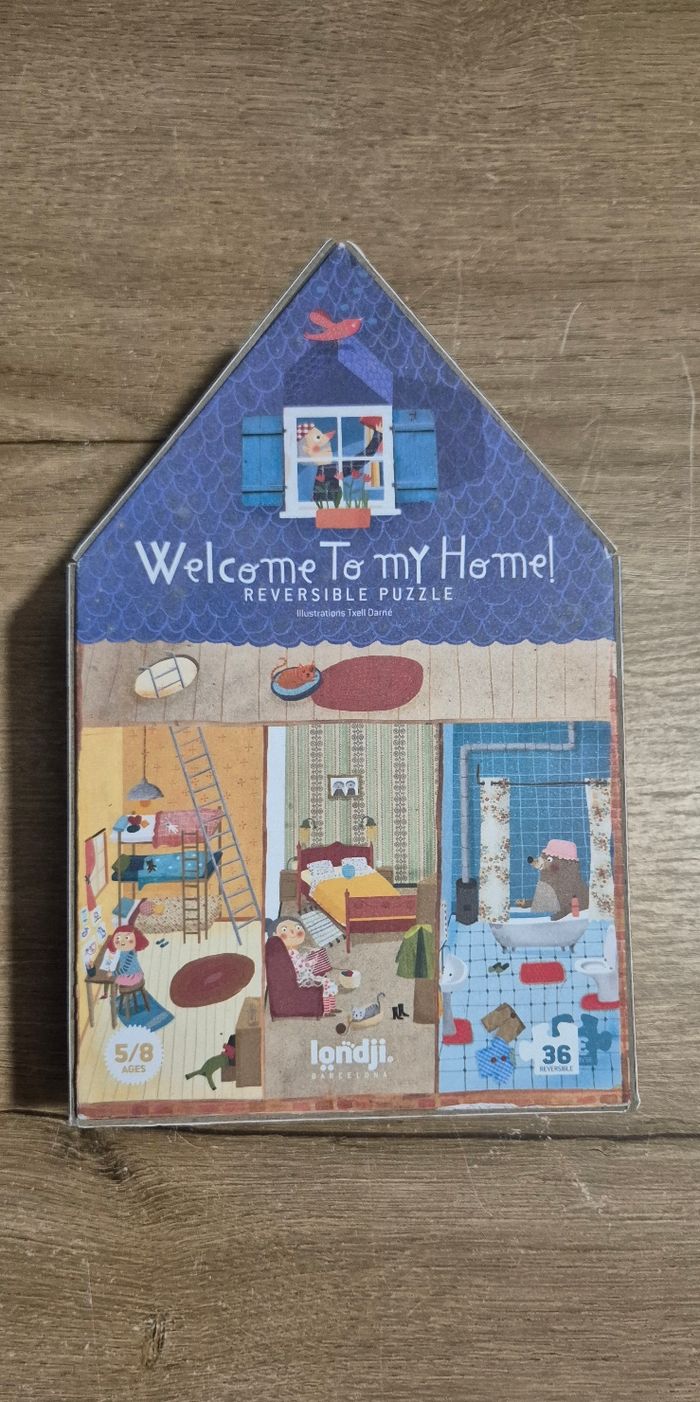 Puzzle réversible Welcome to my home - photo numéro 5
