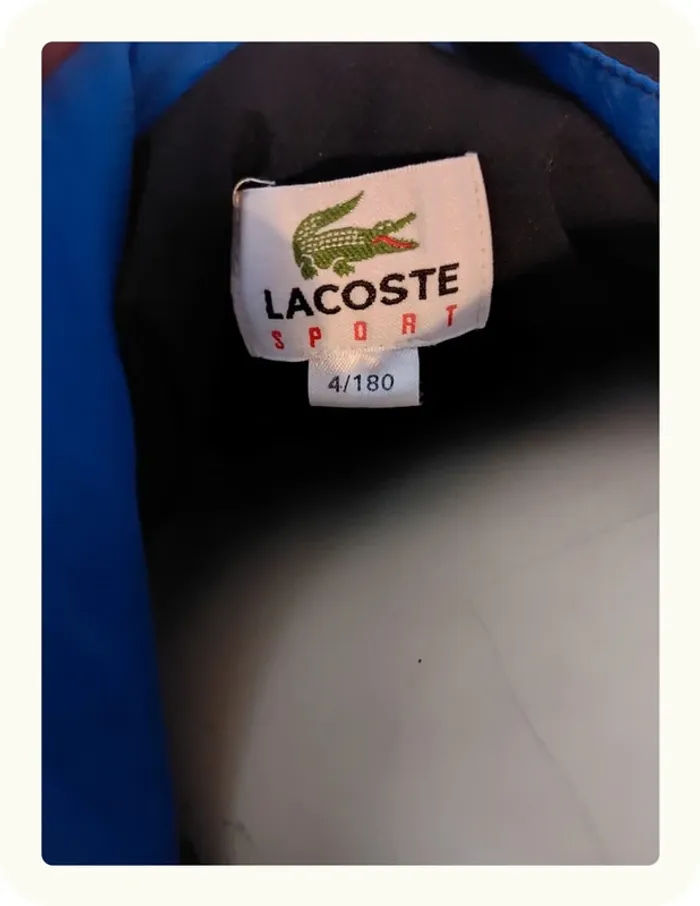 Veste survetement sport homme Lacoste - photo numéro 5