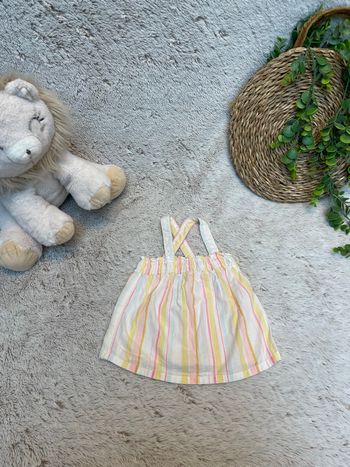 Débardeur en lin à rayure - Tape à l’œil 