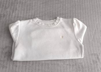 Sweat blanc 10 ans - kiabi