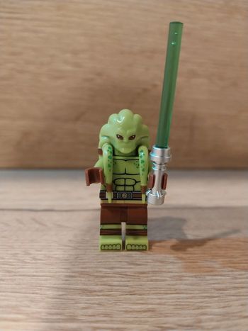 Figurine type lego custom Jedi Kit Fisto star wars