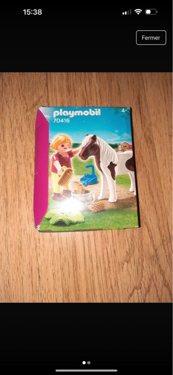 Playmobil 70416 fillette et poney