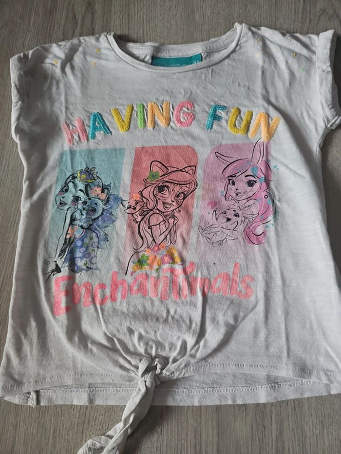 Tee shirt fille 4 ans enchantimals - photo numéro 2