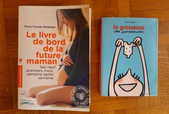 Lot 2 livres sur la grossesse