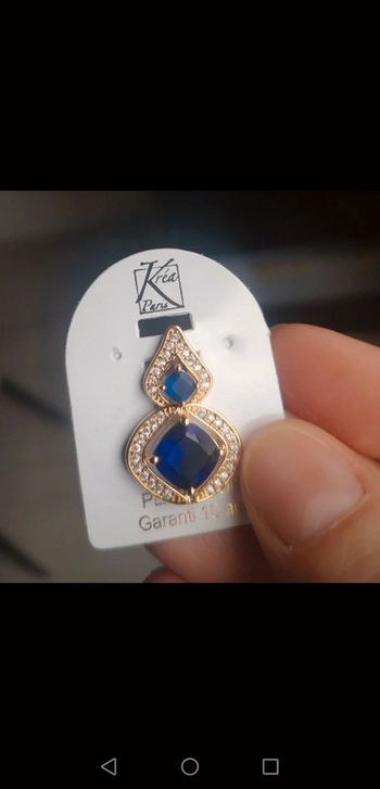 Pendentif plaqué or